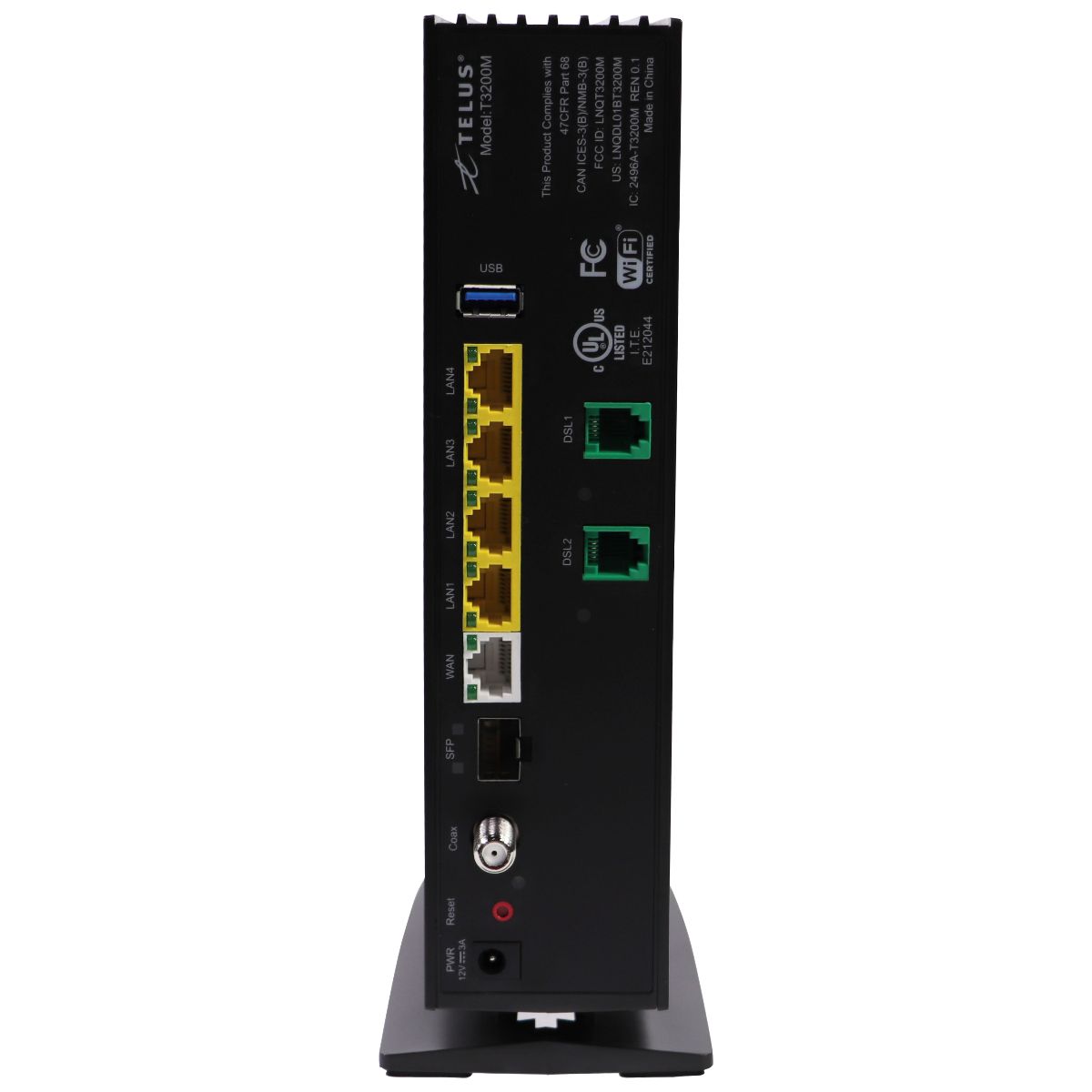TELUS Actiontec T3200M Bonded VDSL2 Wireless AC Gateway Modem - Black Networking - Modems Telus - Simple Cell Bulk Wholesale Pricing - USA Seller