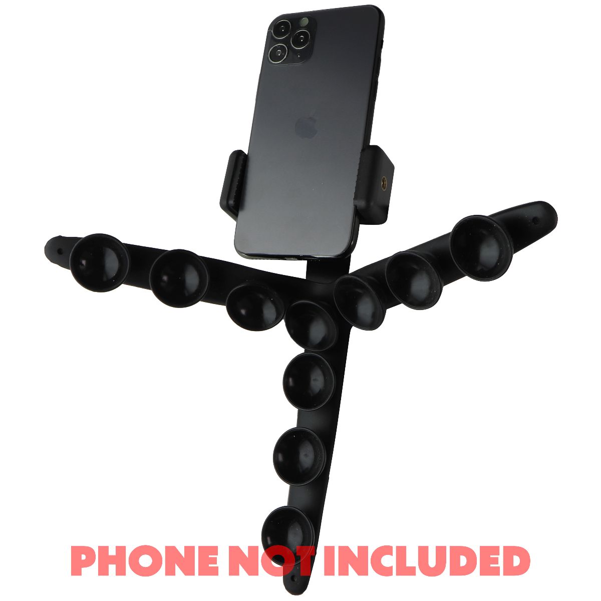 Tenikle 360 Degree All-In-One Octopus Mount Flexible Tripod for Recording - Blk Cell Phone - Mounts & Holders Tenikle    - Simple Cell Bulk Wholesale Pricing - USA Seller