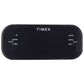 Timex AM/FM Dual Alarm Clock Radio with 1.2-Inch Display and Line-In Jack - Gray Clocks - Alarm Clocks Timex - Simple Cell Bulk Wholesale Pricing - USA Seller