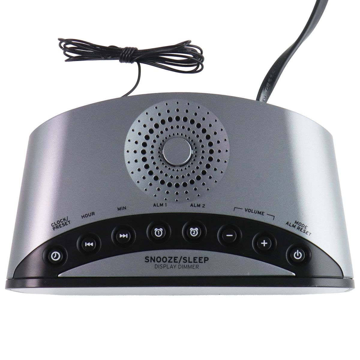 Timex AM/FM Dual Alarm Clock Radio with 1.2-Inch Display and Line-In Jack - Gray Clocks - Alarm Clocks Timex - Simple Cell Bulk Wholesale Pricing - USA Seller