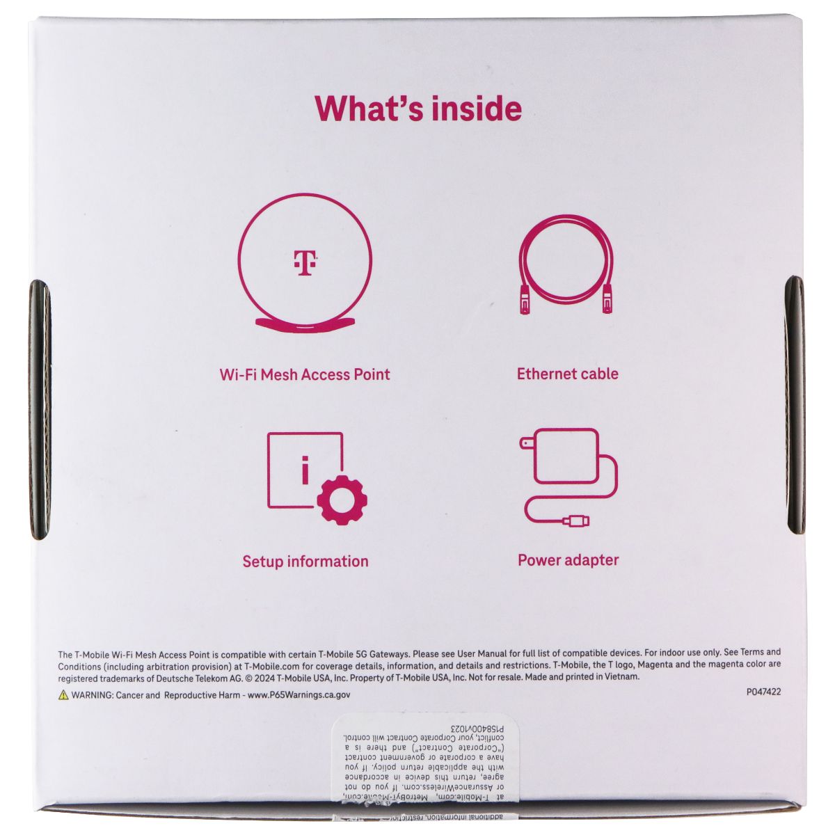 T-Mobile Wi-Fi Mesh Access Point (Only for T-Mobile Gateways) - White Networking - Wireless Access Points T-Mobile - Simple Cell Bulk Wholesale Pricing - USA Seller