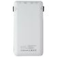 Tomax 10000mAh USB-C/Micro/Lighting 8-Pin/USB-A Power Bank - White (Customized) Cell Phone - Chargers & Cradles Tomax - Simple Cell Bulk Wholesale Pricing - USA Seller