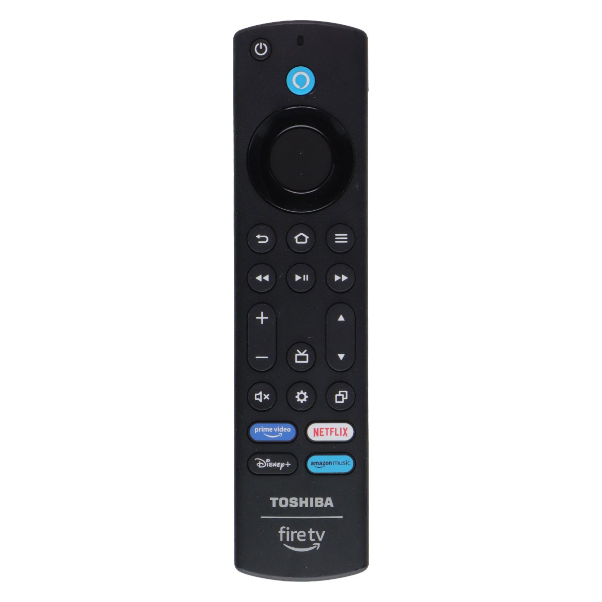 Toshiba FireTV Voice Remote with Prime/Netflix/Disney+/Amazon Keys - Black TV, Video & Audio Accessories - Remote Controls Toshiba - Simple Cell Bulk Wholesale Pricing - USA Seller