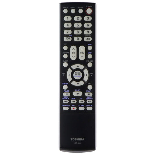 Toshiba Remote Control (CT-885) for Select Toshiba TVs - Black/Gray TV, Video & Audio Accessories - Remote Controls Toshiba - Simple Cell Bulk Wholesale Pricing - USA Seller