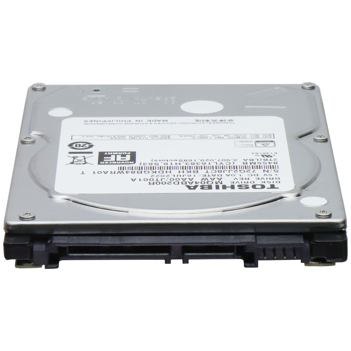 Toshiba MQ04 2TB 5400RPM 2.5-in Internal Hard Drive (MQ04ABD200R) Digital Storage - Internal Hard Disk Drives, HDD Toshiba - Simple Cell Bulk Wholesale Pricing - USA Seller