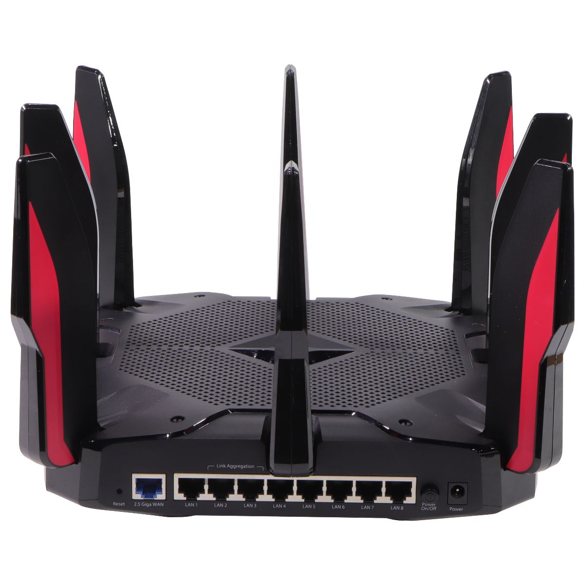 TP-Link (Archer) AX11000 Tri-Band Wi-Fi 6 Router - Black/Red Networking - Wireless Wi-Fi Routers TP-LINK    - Simple Cell Bulk Wholesale Pricing - USA Seller