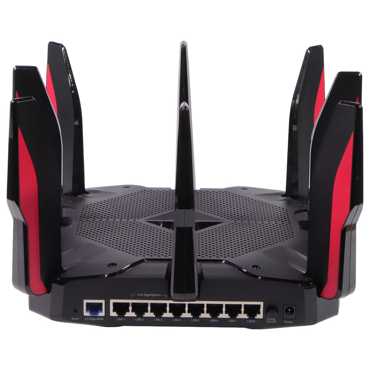 TP-Link (Archer) AX11000 Tri-Band Wi-Fi 6 Router - Black/Red Networking - Wireless Wi-Fi Routers TP-LINK - Simple Cell Bulk Wholesale Pricing - USA Seller