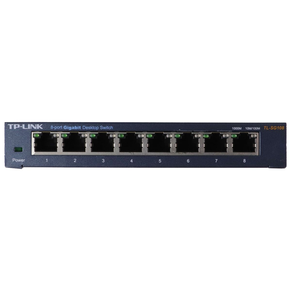 TP-Link (TL-SG108) 8 Port Gigabit Desktop Ethernet Switch - Blue
