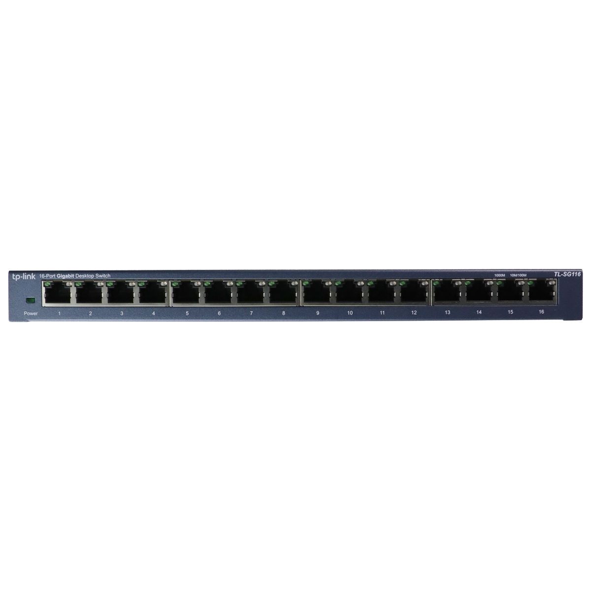 TP-Link (TL-SG116) 16 Port Gigabit Unmanaged Ethernet Switch - Blue