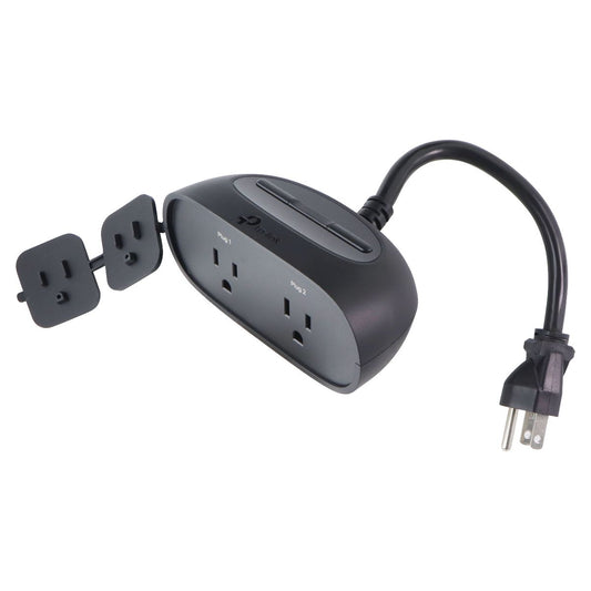 TP-Link Kasa Smart Outdoor Wi-Fi Plug with 2 Sockets (KP400) - Black Networking - USB Wi - Fi Adapters/Dongles TP-LINK - Simple Cell Bulk Wholesale Pricing - USA Seller