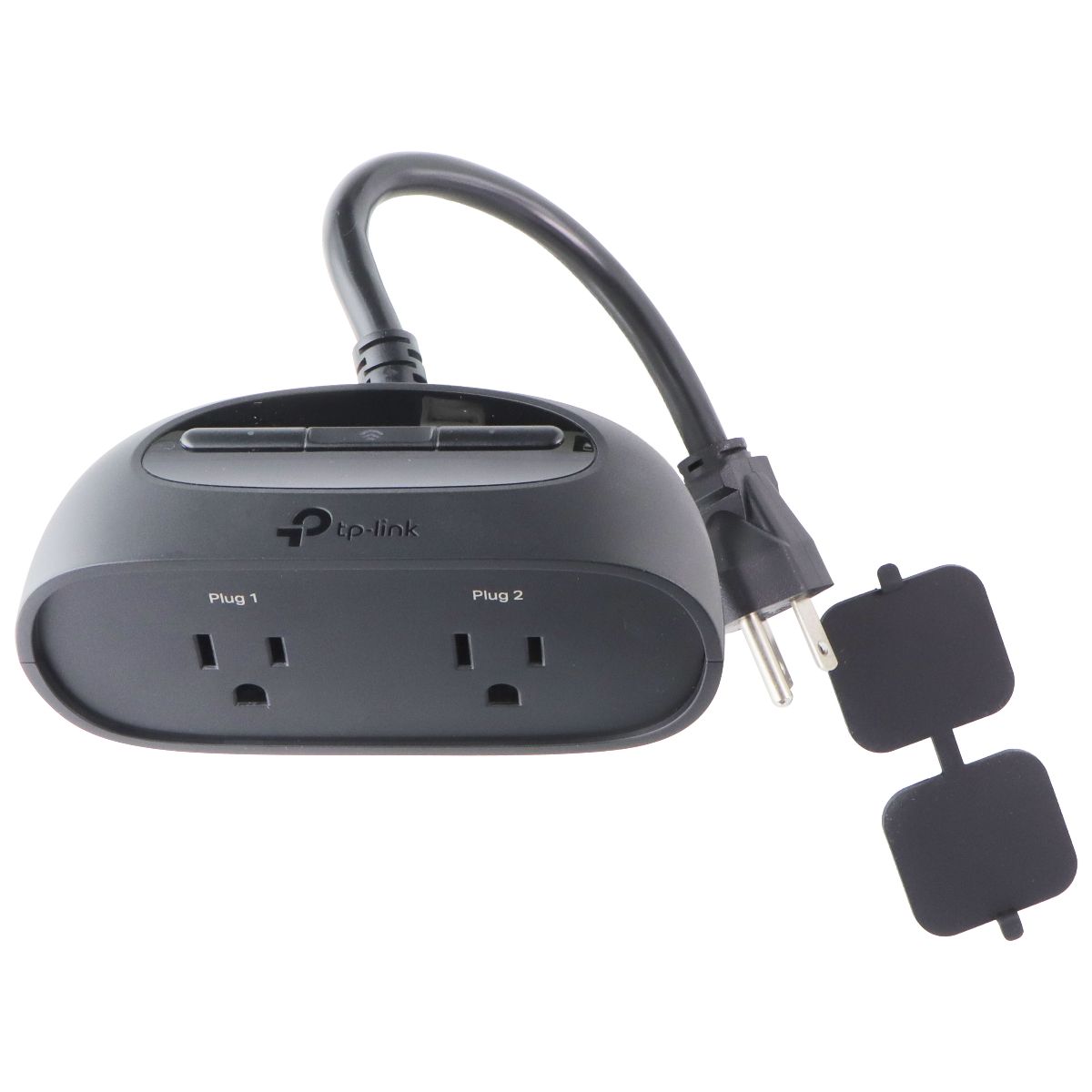 TP-Link Kasa Smart Outdoor Wi-Fi Plug with 2 Sockets (KP400) - Black Networking - USB Wi - Fi Adapters/Dongles TP-LINK - Simple Cell Bulk Wholesale Pricing - USA Seller