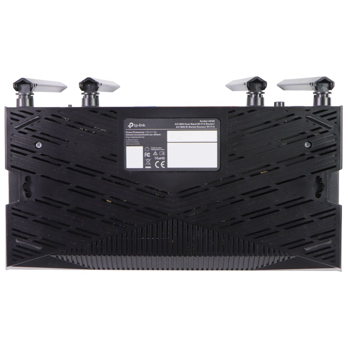 TP-Link AX1800 Dual Band Wi-Fi 6 Router (Archer AX20) - Black Networking - Wireless Wi-Fi Routers TP-LINK - Simple Cell Bulk Wholesale Pricing - USA Seller