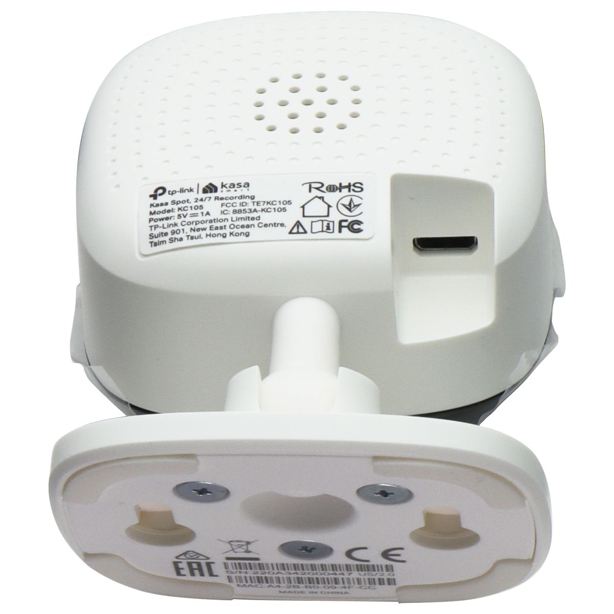 TP-Link Kasa Spot - Indoor Camera with Night Vision - White (KC105(US)) Home Surveillance - Security Cameras TP-LINK - Simple Cell Bulk Wholesale Pricing - USA Seller