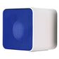 TracFone Universal Wireless Cube Speaker - White/Blue Cell Phone - Audio Docks & Speakers Tracfone    - Simple Cell Bulk Wholesale Pricing - USA Seller