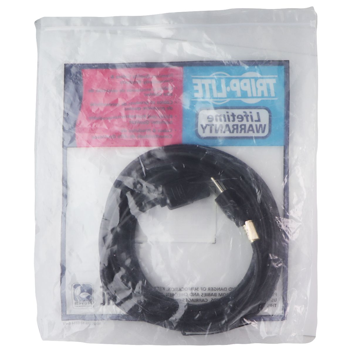 Tripp Lite Power Cord 10A (NEMA 5-15P to IEC-320-C13) - Black / 15ft (P006-015) Computer/Network - Power Cables & Connectors Tripp Lite - Simple Cell Bulk Wholesale Pricing - USA Seller