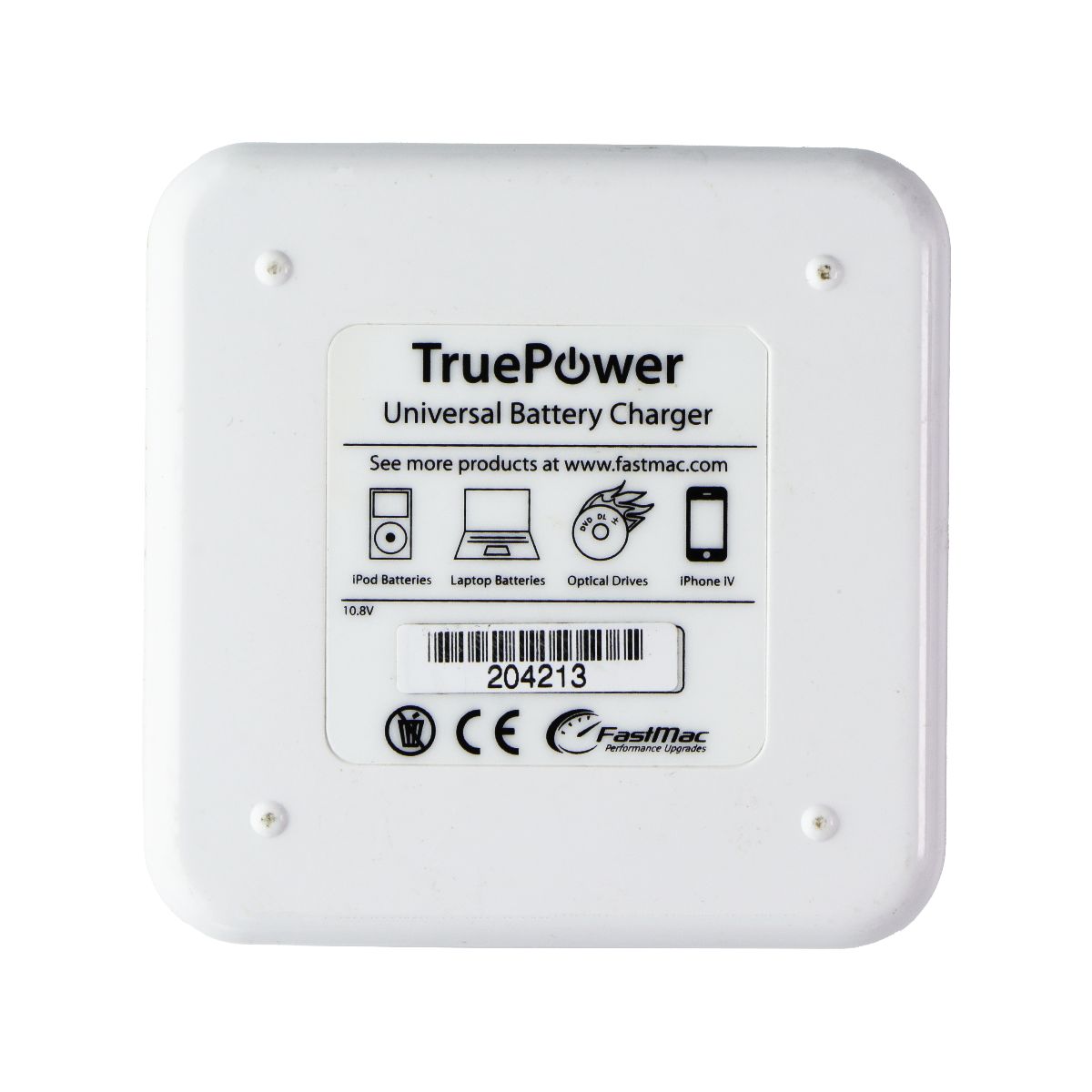 TruePower Universal Battery Charger - White Cell Phone - Chargers & Cradles TruePower - Simple Cell Bulk Wholesale Pricing - USA Seller