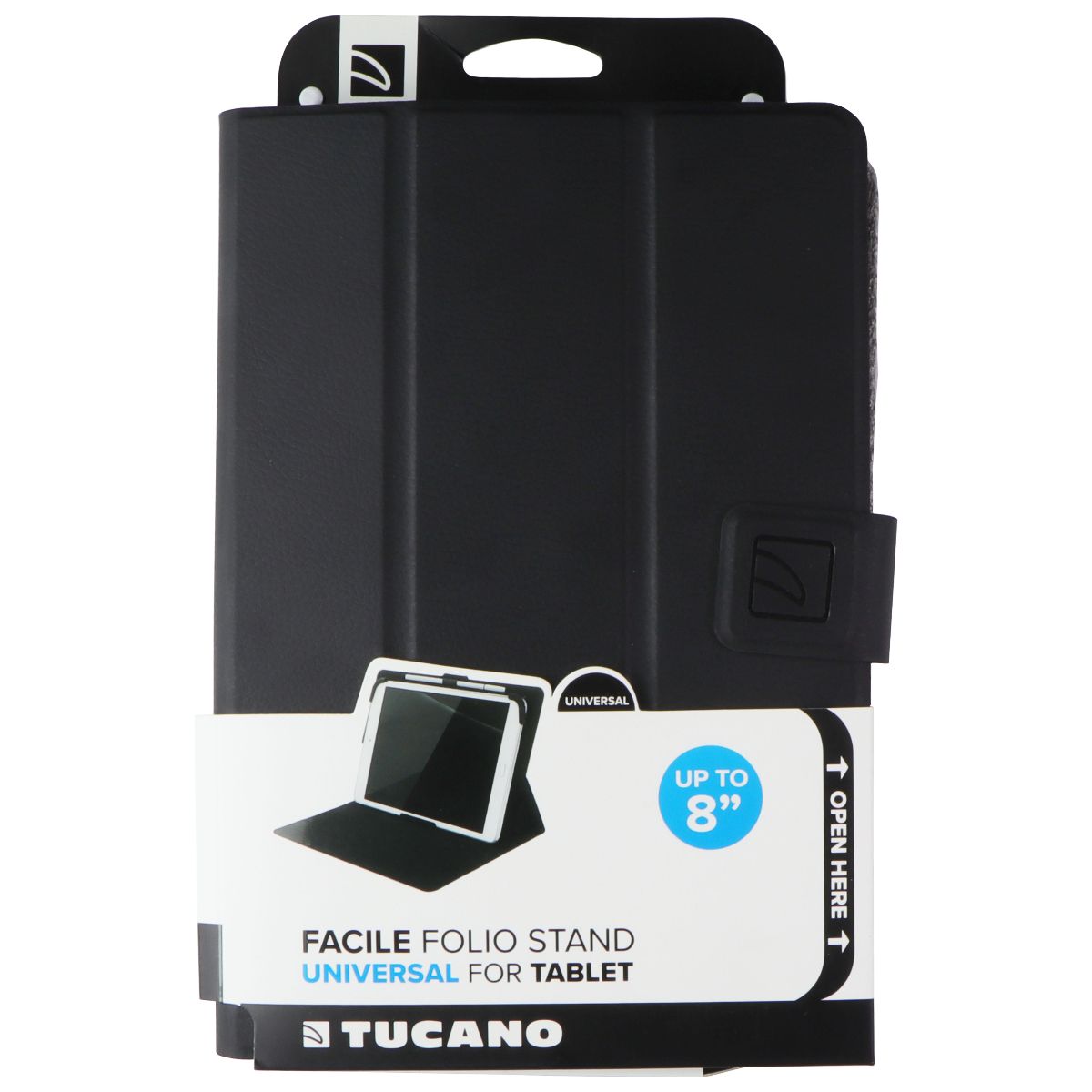 Tucano Universal Case for Folio Tablet with Stand Function - Black ...