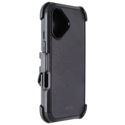 TUFF8 Impact PLUS Case with Holster for MagSafe for Apple iPhone 16 - Black