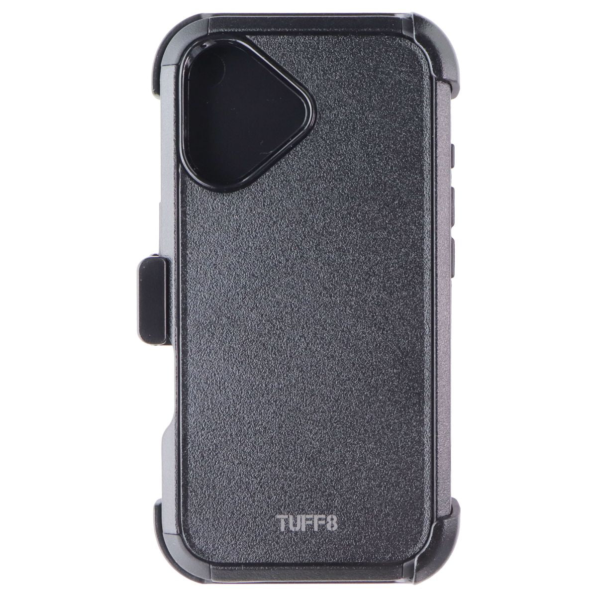 TUFF8 Impact PLUS Case with Holster for MagSafe for Apple iPhone 16 - Black