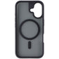 TUFF8 MAG GlideGuard Series Case for MagSafe for Apple iPhone 16 - Smoke Black