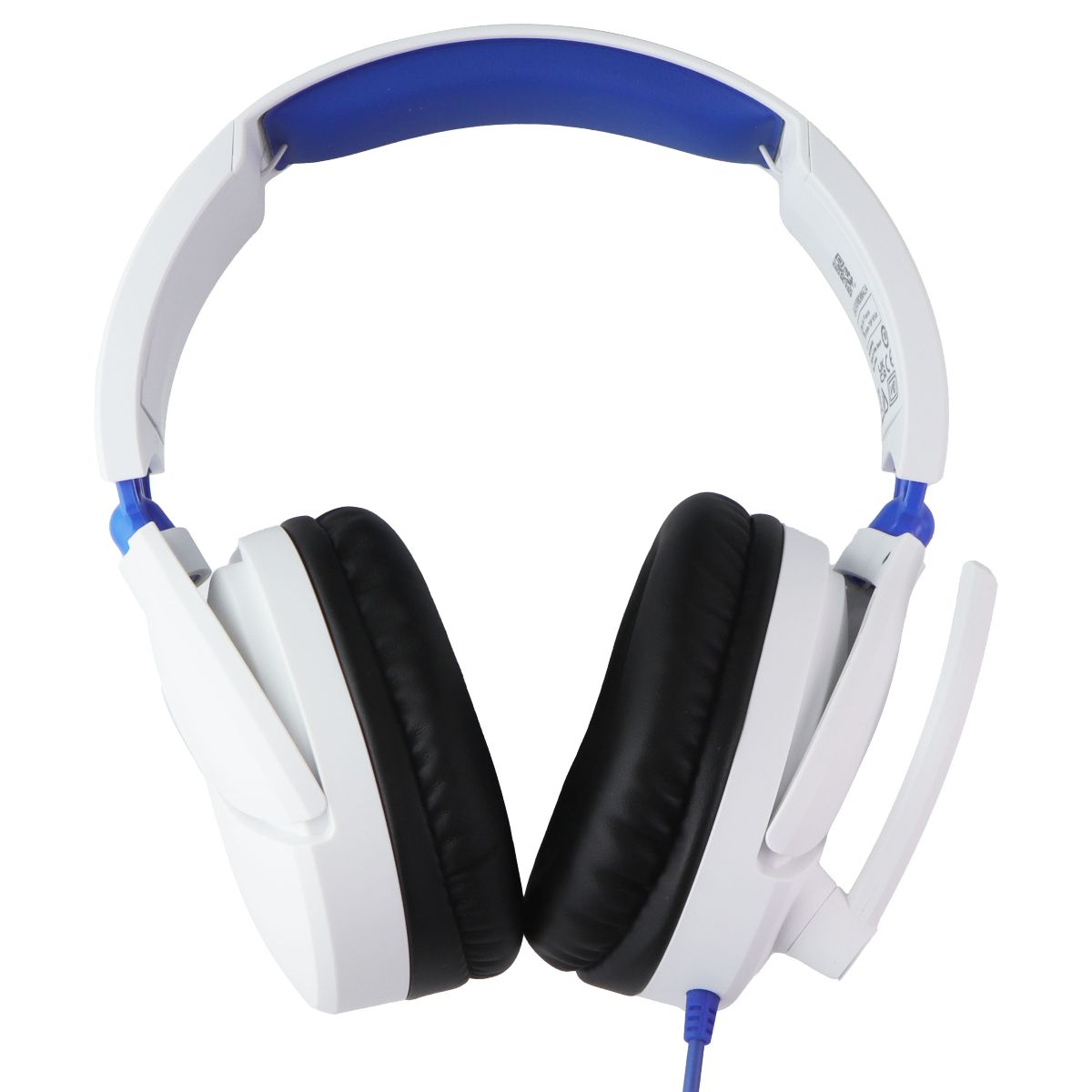 Turtle Beach Recon 70 Wired Gaming Headset for Sony PS5/PS4 - White/Blue Gaming/Console - Headsets Turtle Beach - Simple Cell Bulk Wholesale Pricing - USA Seller