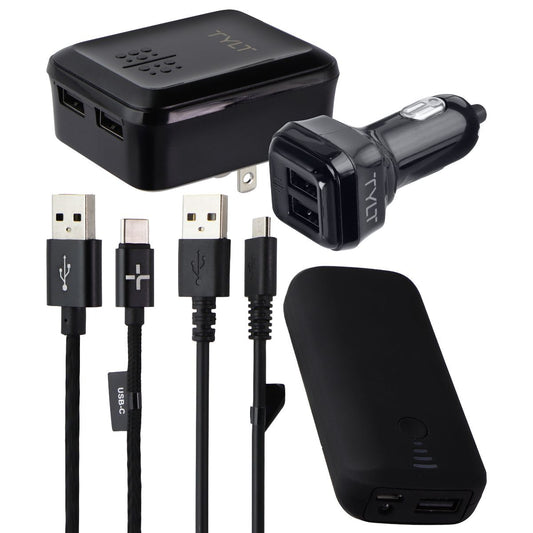 TYLT Travel - Mobile Accessory Kit with Bank/Wall/Car Chargers & USB-C Cable Cell Phone - Chargers & Cradles TYLT - Simple Cell Bulk Wholesale Pricing - USA Seller