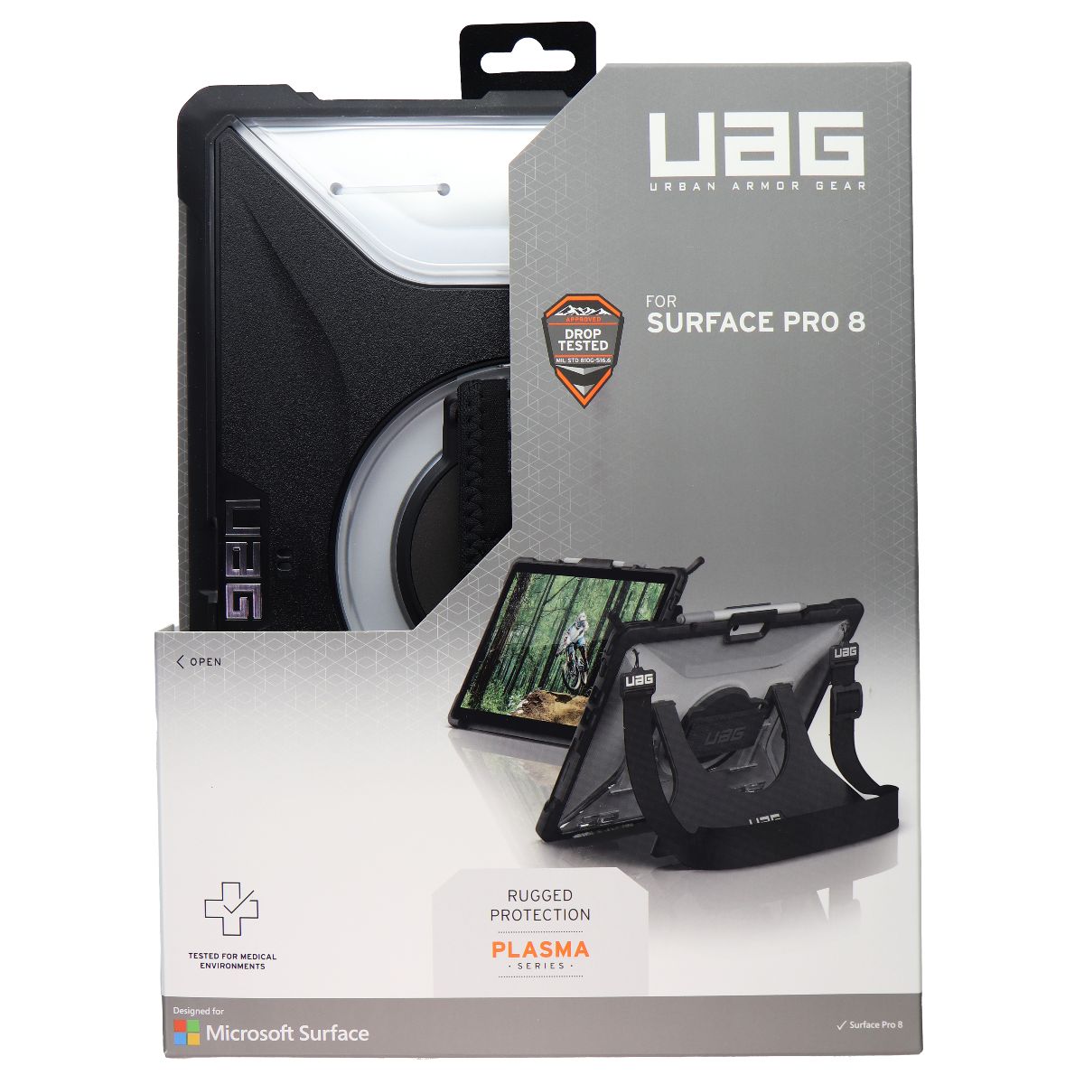 UAG Plasma Series Case For Microsoft Surface Pro 8 - Ice iPad/Tablet Accessories - Cases, Covers, Keyboard Folios UAG    - Simple Cell Bulk Wholesale Pricing - USA Seller