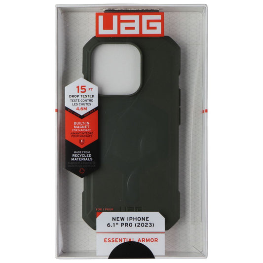 UAG Essential Armor Case for MagSafe for Apple iPhone 15 Pro - Olive Drab Cell Phone - Cases, Covers & Skins UAG    - Simple Cell Bulk Wholesale Pricing - USA Seller