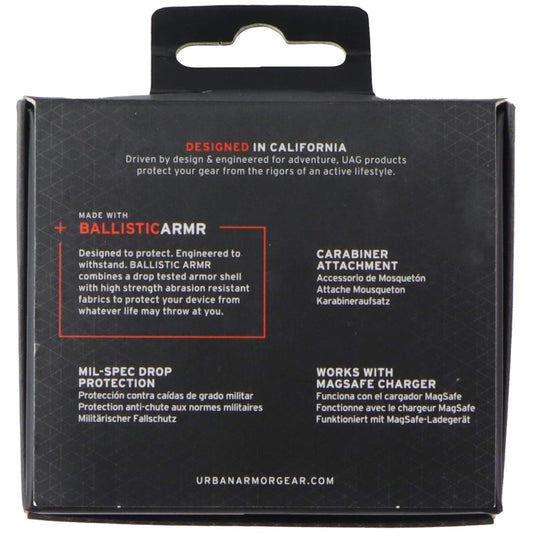 UAG Metropolis Ballistic ARMR Case for Apple AirPods (3rd Gen) - Black iPod, Audio Player Accessories - Cases, Covers & Skins UAG - Simple Cell Bulk Wholesale Pricing - USA Seller