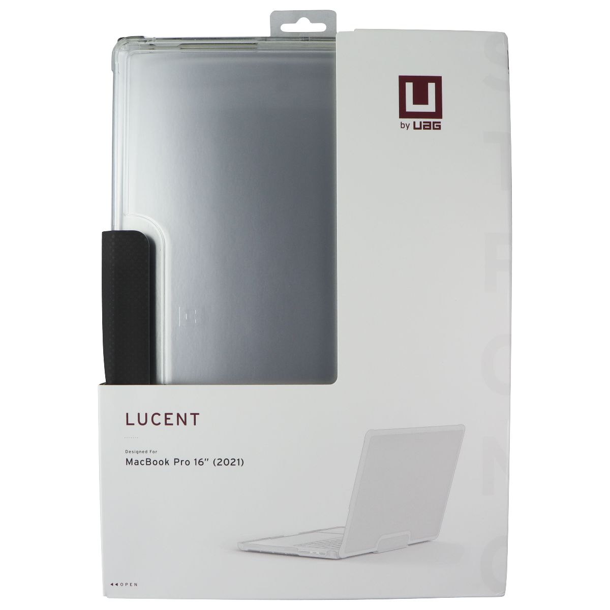 UAG Lucent Series Case for Apple MacBook Pro 16-inch (2021) - Ice / Black Computer Accessories - Laptop Cases & Bags UAG - Simple Cell Bulk Wholesale Pricing - USA Seller
