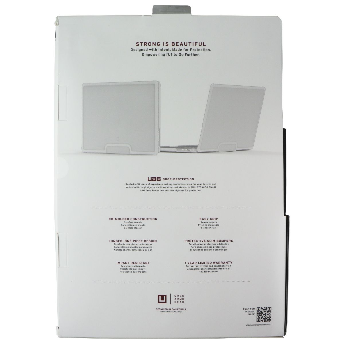 UAG Lucent Series Case for Apple MacBook Pro 16-inch (2021) - Ice / Black Computer Accessories - Laptop Cases & Bags UAG - Simple Cell Bulk Wholesale Pricing - USA Seller