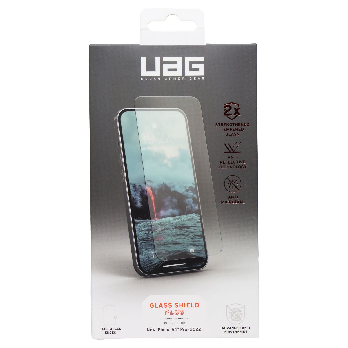 Urban Armor Gear UAG Glass Shield Plus Screen Protector for Apple iPhone 14 Pro Cell Phone - Screen Protectors UAG - Simple Cell Bulk Wholesale Pricing - USA Seller
