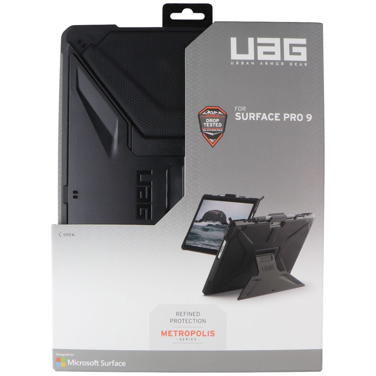 UAG Metropolis Series Case for Microsoft Surface Pro 9 - Black