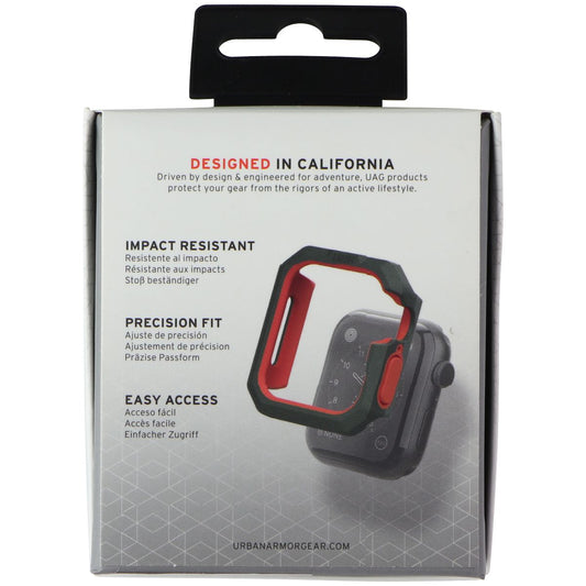 UAG Civilian Case for Apple Watch Series 4/5/6/SE 44mm - Green/Orange Smart Watch Accessories - Smart Watch Cases UAG - Simple Cell Bulk Wholesale Pricing - USA Seller