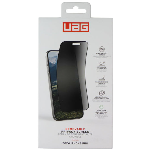 Urban Armor Gear UAG Removable Privacy Screen for Apple iPhone 16 Pro Cell Phone - Screen Protectors UAG - Simple Cell Bulk Wholesale Pricing - USA Seller