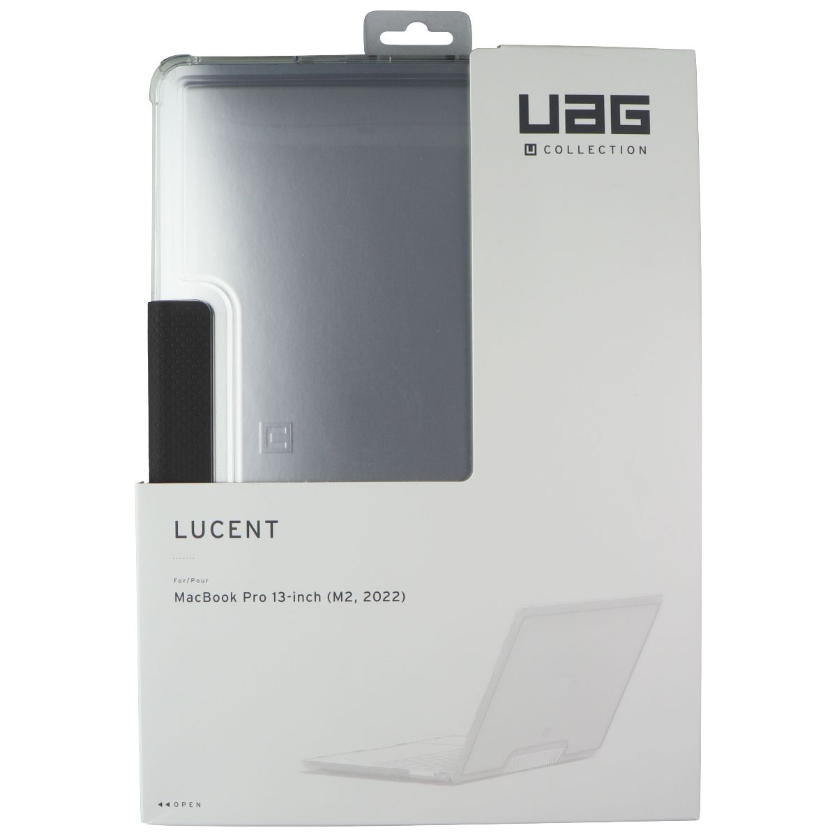 UAG Lucent Series Case for MacBook Pro 13-inch (M2, 2022) - Ice/Black Computer Accessories - Laptop Cases & Bags UAG - Simple Cell Bulk Wholesale Pricing - USA Seller