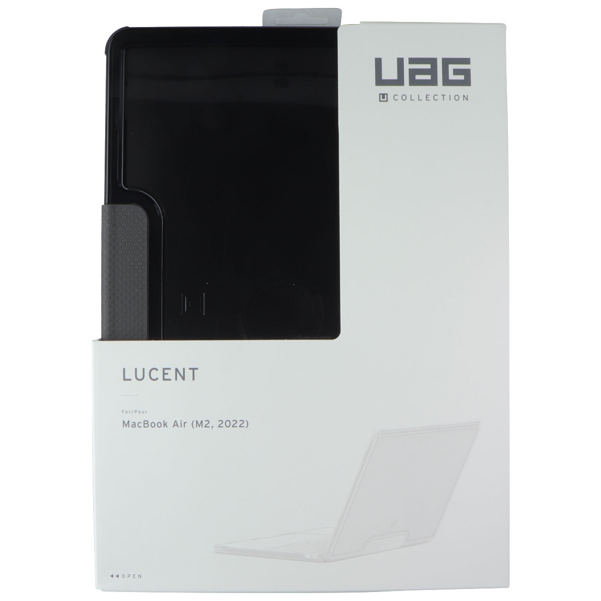 UAG Lucent Series Hard Case for MacBook Air (M2,2022) - Black Computer Accessories - Laptop Cases & Bags UAG - Simple Cell Bulk Wholesale Pricing - USA Seller