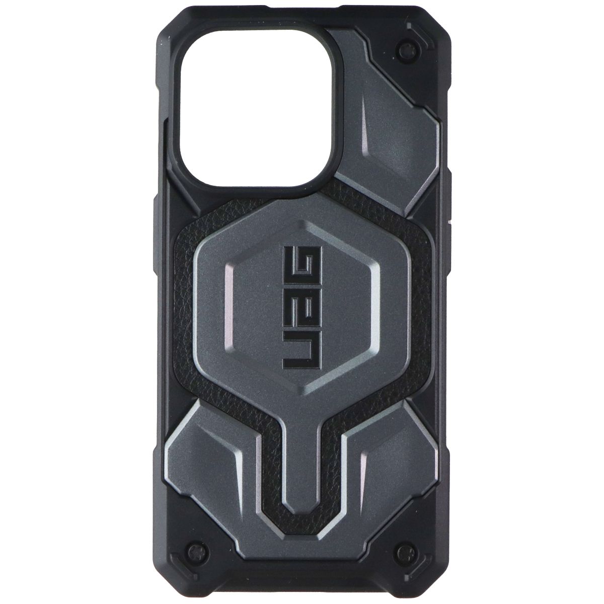 UAG Monarch Pro Series Case for MagSafe for Apple iPhone 15 Pro - Silver / Black Cell Phone - Cases, Covers & Skins UAG - Simple Cell Bulk Wholesale Pricing - USA Seller