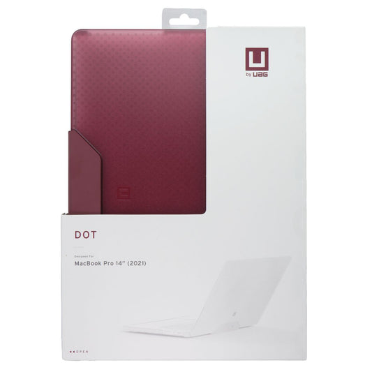 UAG Urban Armor Gear Dot MacBook Pro 14-inch (2021-2023) Case - Aubergine Computer Accessories - Laptop Cases & Bags Urban Armor Gear    - Simple Cell Bulk Wholesale Pricing - USA Seller