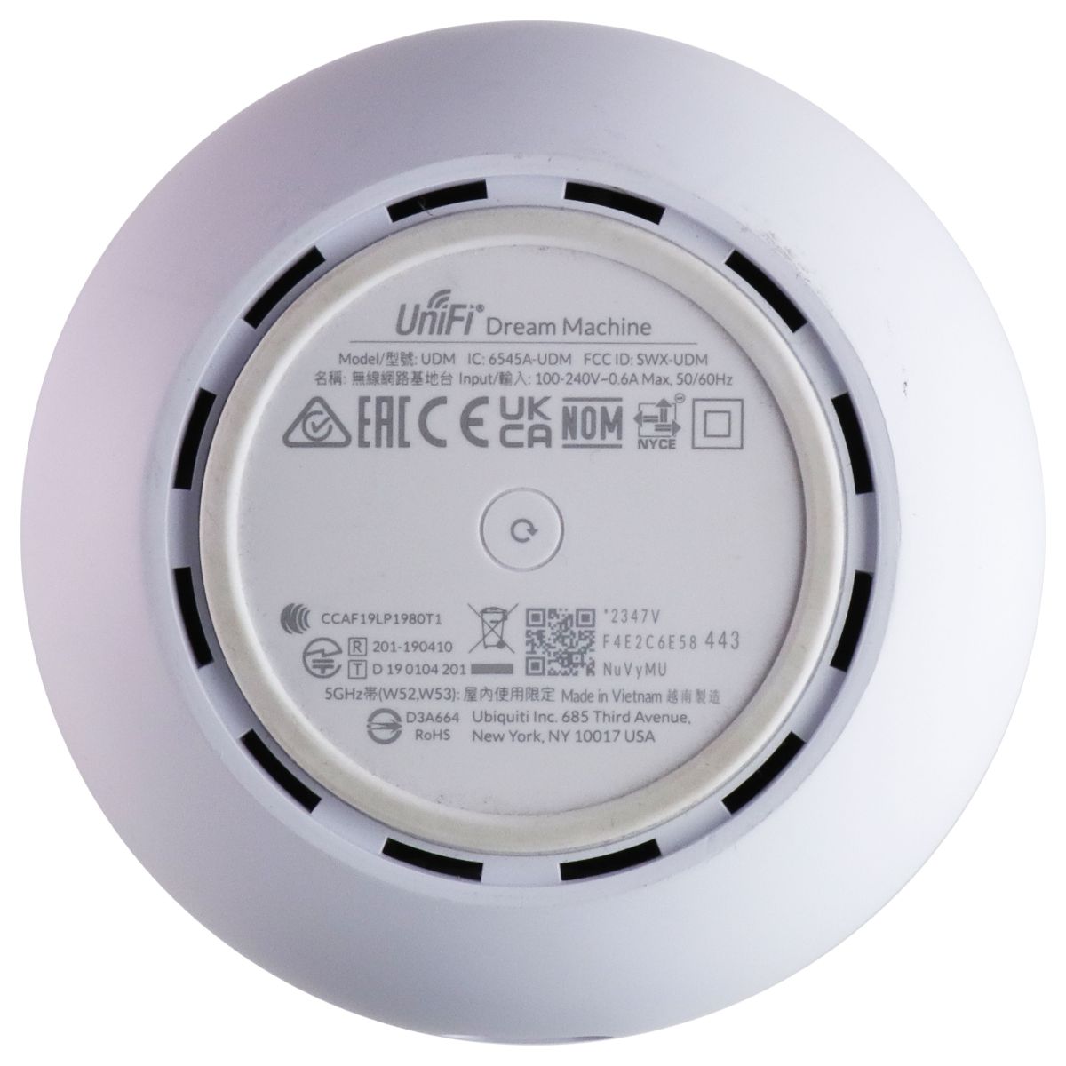 Ubiquiti UniFi Dual Band Dream Machine (UDM) - White