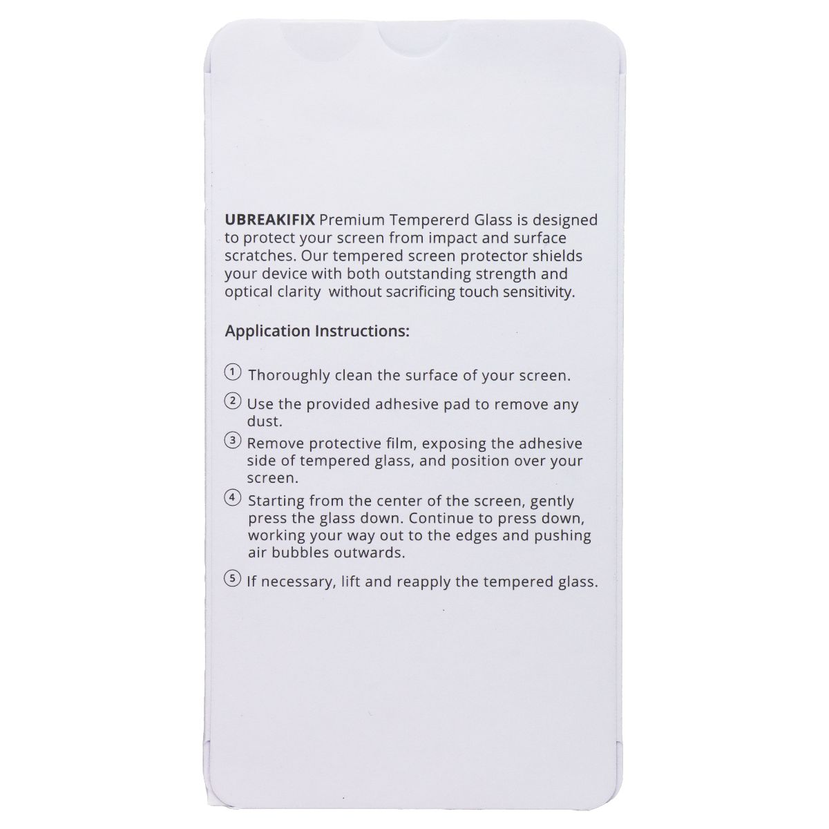 UBREAKIFIX Tempered Glass for iPhone 11 Pro Max/XS Max - Clear 5 PK Cell Phone - Screen Protectors UBREAKIFIX - Simple Cell Bulk Wholesale Pricing - USA Seller