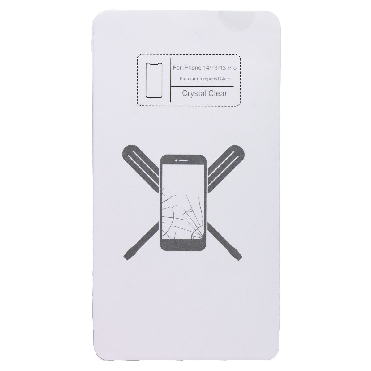 UBREAKIFIX Tempered Glass for Apple iPhone 14/13/13 Pro Crystal Clear (5 PK) Cell Phone - Screen Protectors UBREAKIFIX - Simple Cell Bulk Wholesale Pricing - USA Seller