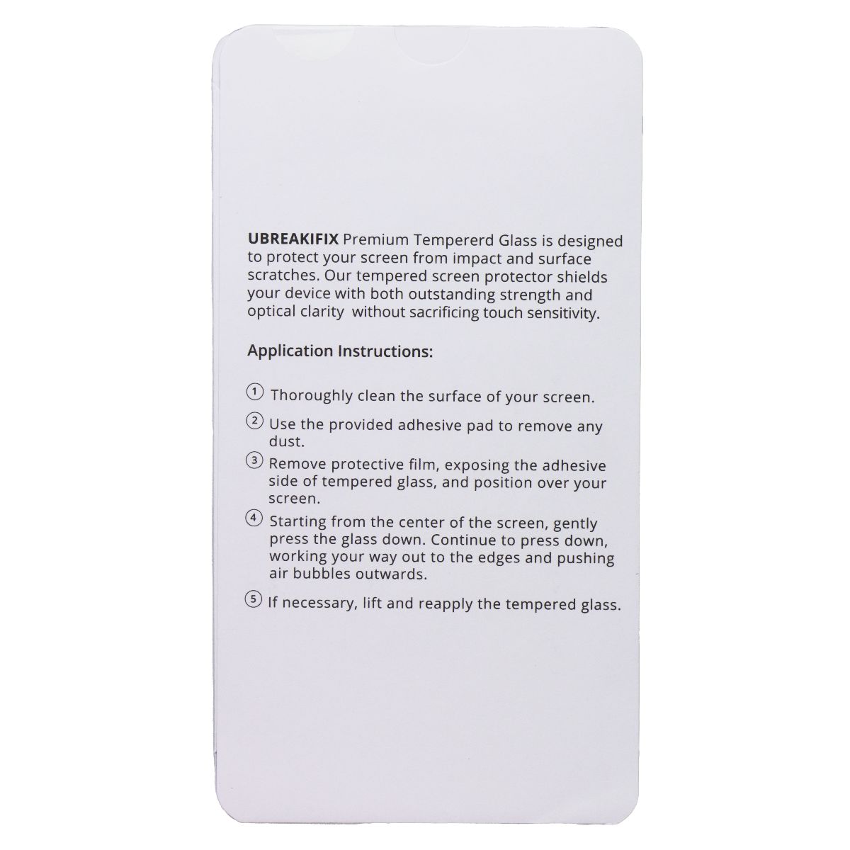 UBREAKIFIX Tempered Glass for Apple iPhone 14/13/13 Pro Crystal Clear (5 PK) Cell Phone - Screen Protectors UBREAKIFIX - Simple Cell Bulk Wholesale Pricing - USA Seller