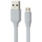 UBREAKIFIX (3-Ft) Flat Series Micro-USB to USB Charge/Sync Cable - White Cell Phone - Cables & Adapters UBREAKIFIX    - Simple Cell Bulk Wholesale Pricing - USA Seller