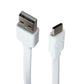 UBREAKIFIX (3-Ft) Flat Series USB-C to USB Charge and Sync Cable - White Cell Phone - Cables & Adapters UBREAKIFIX - Simple Cell Bulk Wholesale Pricing - USA Seller