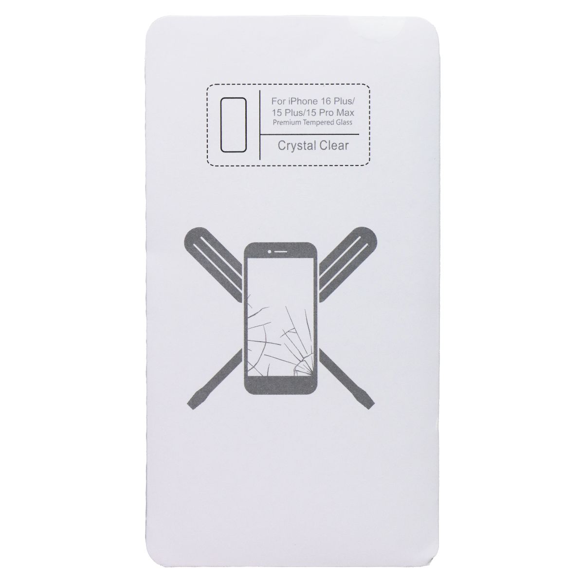 UBREAKIFIX Glass for iPhone 16 Plus/15 Plus/15 Pro Max - Clear 5 PK Cell Phone - Screen Protectors UBREAKIFIX - Simple Cell Bulk Wholesale Pricing - USA Seller