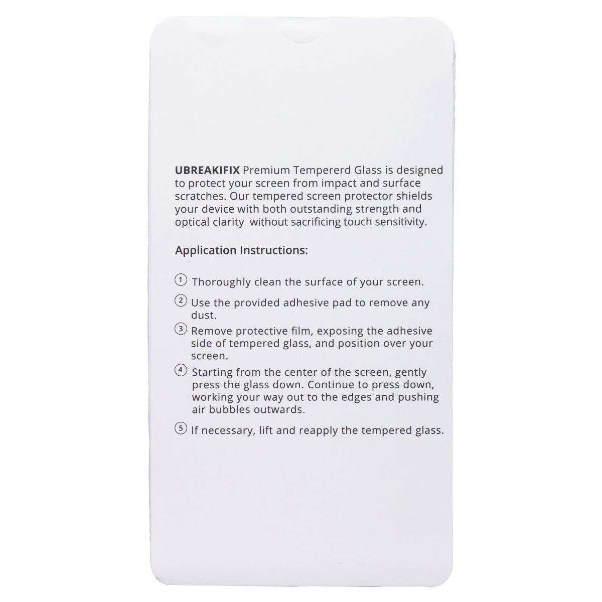 UBREAKIFIX Glass for iPhone 16 Plus/15 Plus/15 Pro Max - Clear 5 PK Cell Phone - Screen Protectors UBREAKIFIX - Simple Cell Bulk Wholesale Pricing - USA Seller