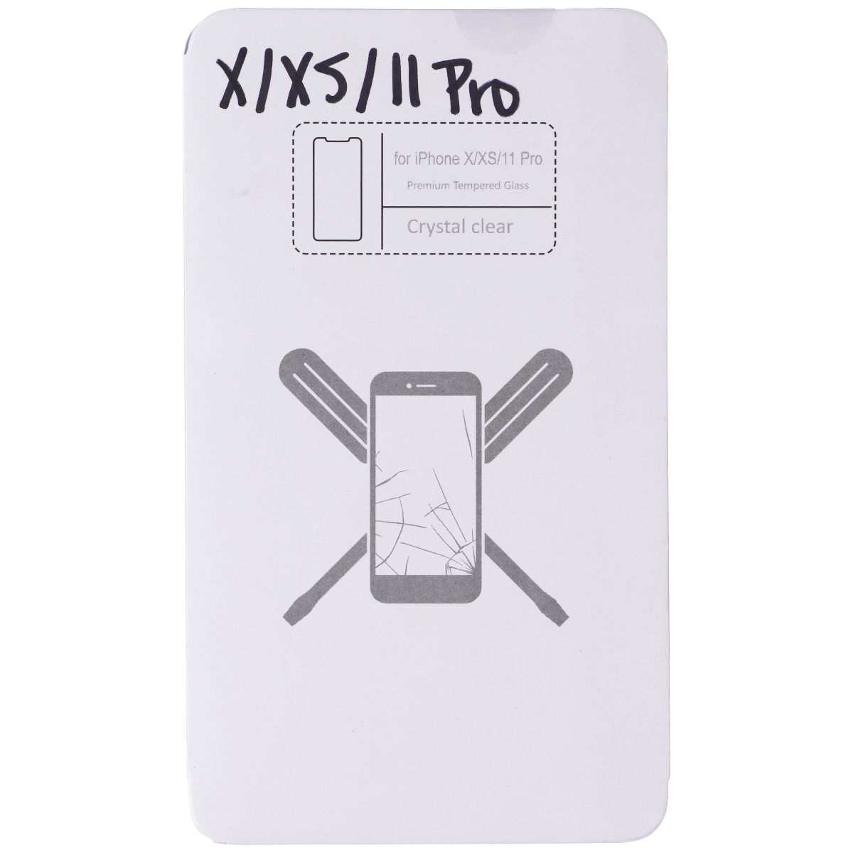 UBREAKIFIX Tempered Glass for Apple iPhone X/XS/11 Pro - Crystal Clear (5 PK) Cell Phone - Screen Protectors UBREAKIFIX - Simple Cell Bulk Wholesale Pricing - USA Seller