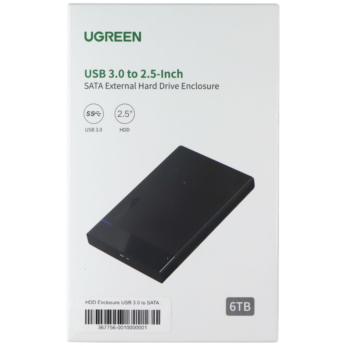UGREEN USB 3.0 to 2.5-inch SATA External Hard Drive Enclosure Computer/Network - Drive Cables & Adapters UGREEN - Simple Cell Bulk Wholesale Pricing - USA Seller