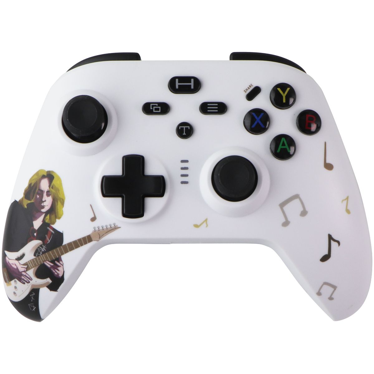 UHM N2 Wireless Gaming Controller for Xbox Series X/S/One/PS3/PC - Music White Gaming/Console - Controllers & Attachments UHM - Simple Cell Bulk Wholesale Pricing - USA Seller